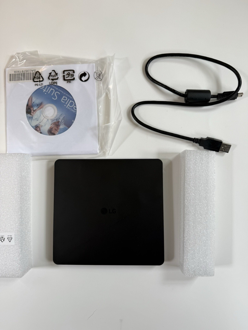 Chuanganzhuo ACM-006 External USB 3.5in Floppy Drive for Laptop/PC Black